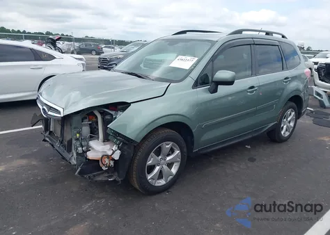 2015 Subaru Forester 2.5I Premium from USA, damaged, VIN JF2SJAFC1FH586460
